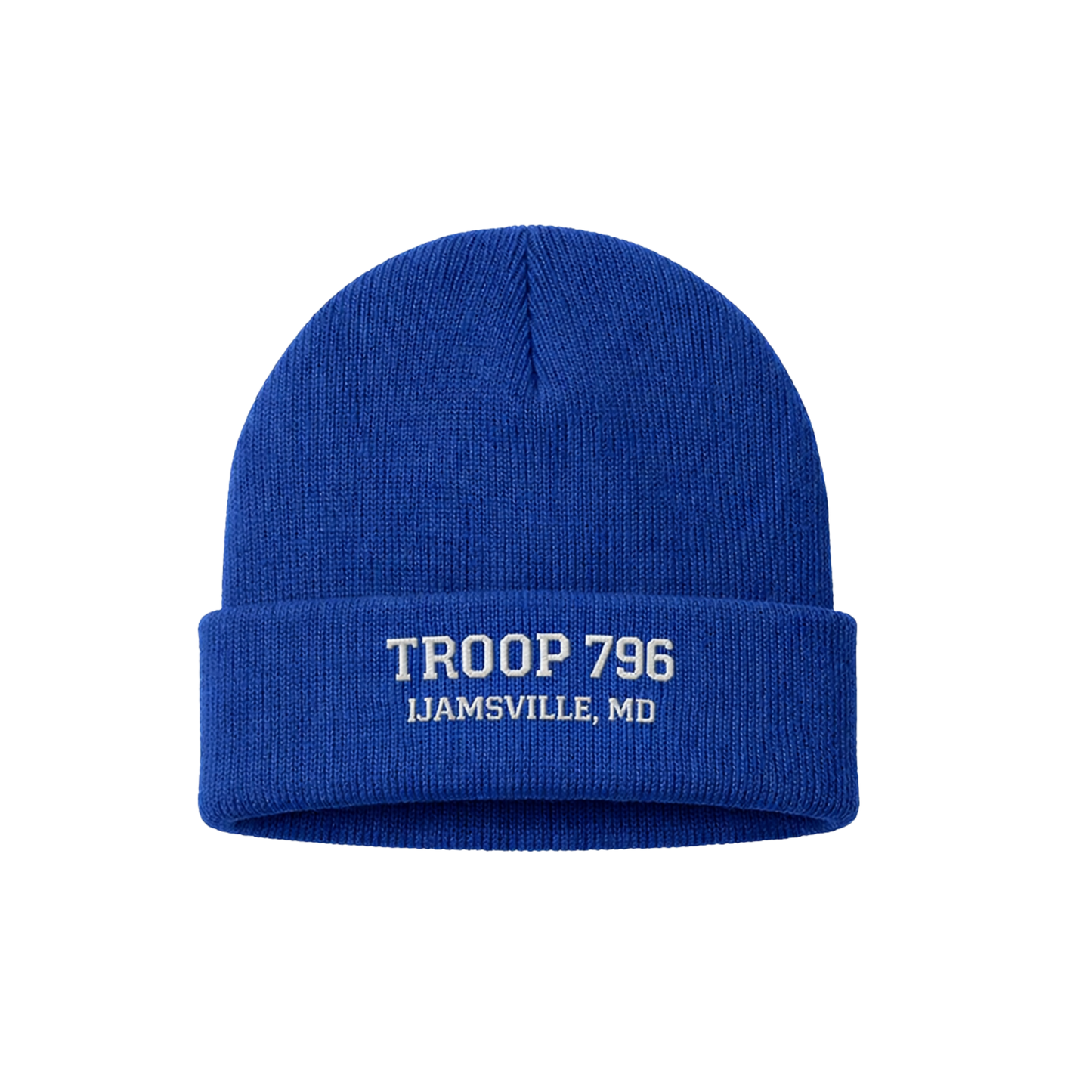 Class B (Troop 796) Knit Cap Beanie Class B - Royal Blue