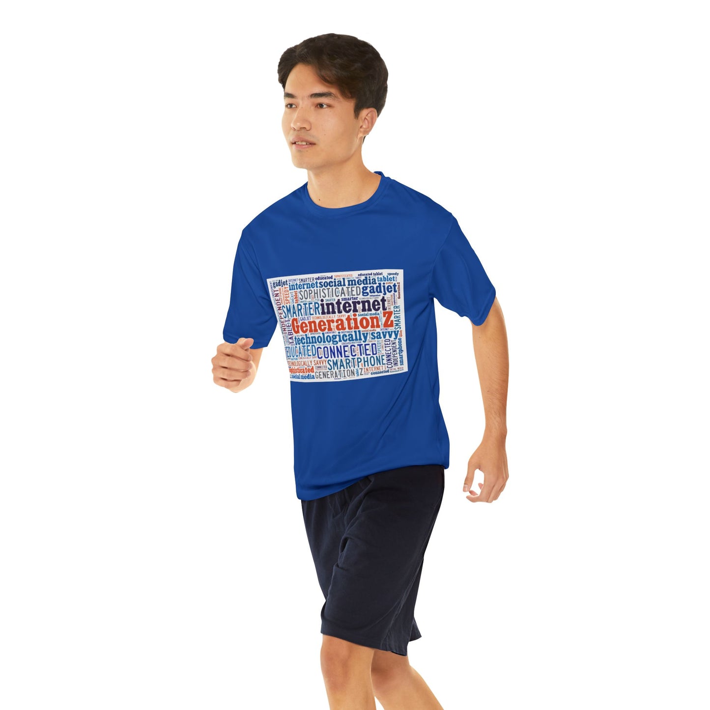 Youth / Men's Generation Z Performance T-Shirt | Cool & Comfortable for Tech-Savvy Individuals