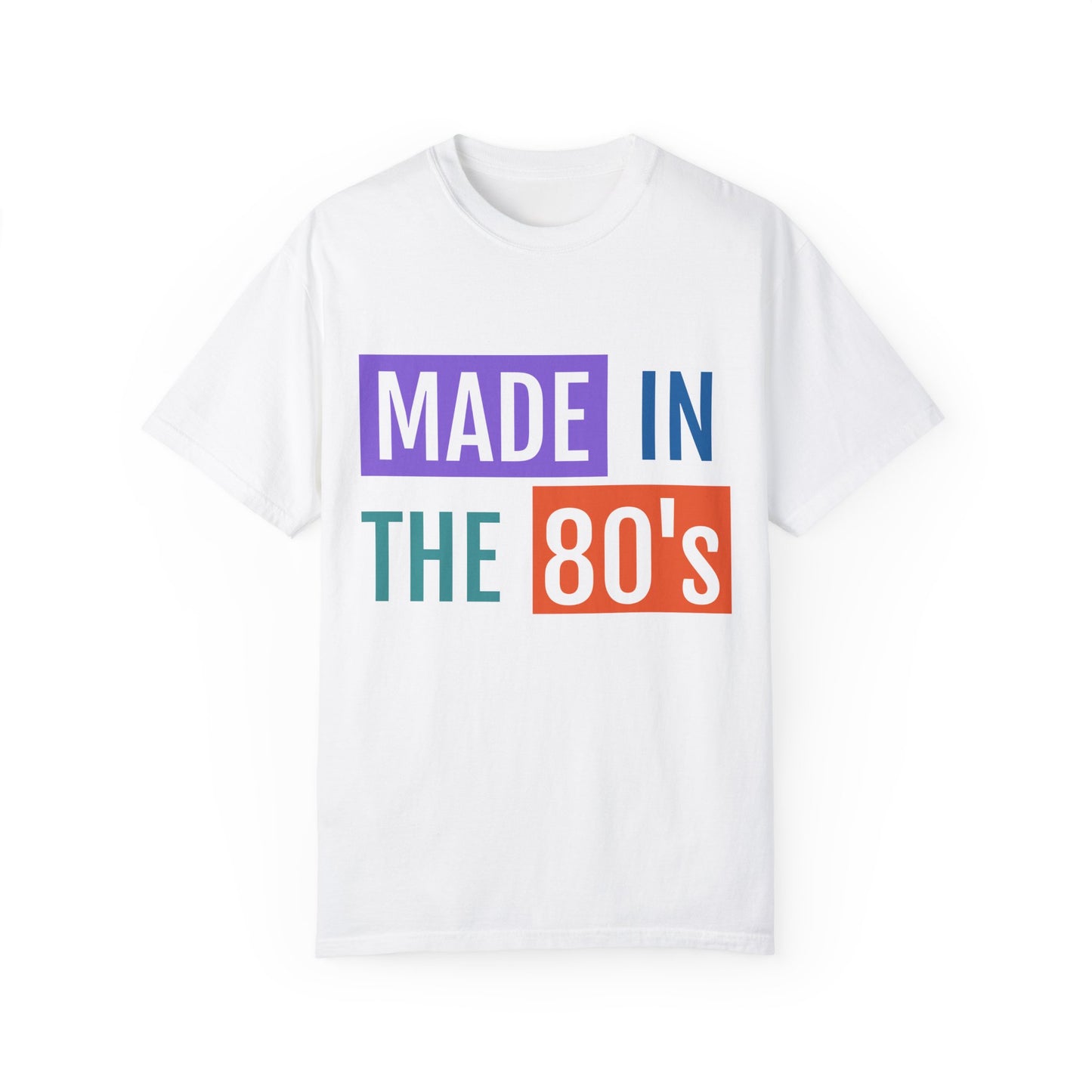Retro 80's Print T-shirt "Made in the 80's"