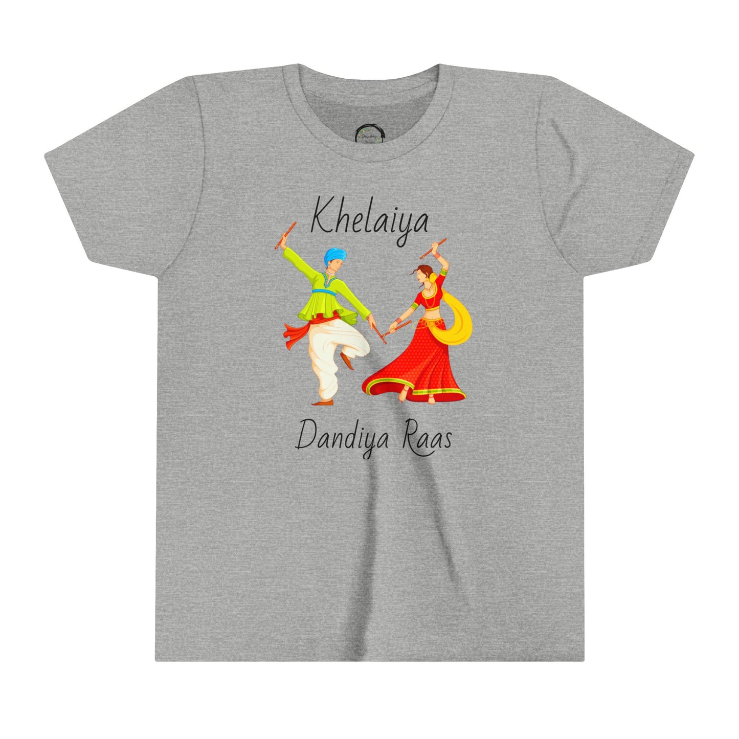 Youth T-Shirt - Khelaiya Dandiya Raas Navratri Nights Special Kids Fun