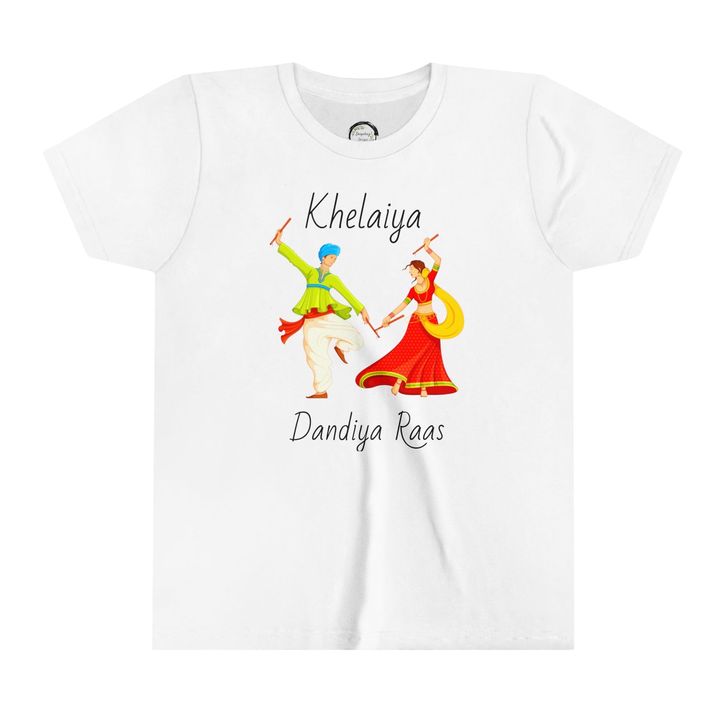 Youth T-Shirt - Khelaiya Dandiya Raas Navratri Nights Special Kids Fun