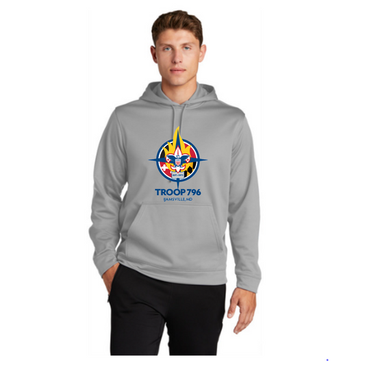 Class B (Troop 796) Sport-Wick Fleece Hooded Pullover