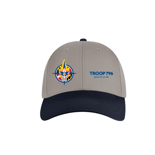 Class A (Troop 796) Uniform Class A Baseball cap - Navy/ Grey