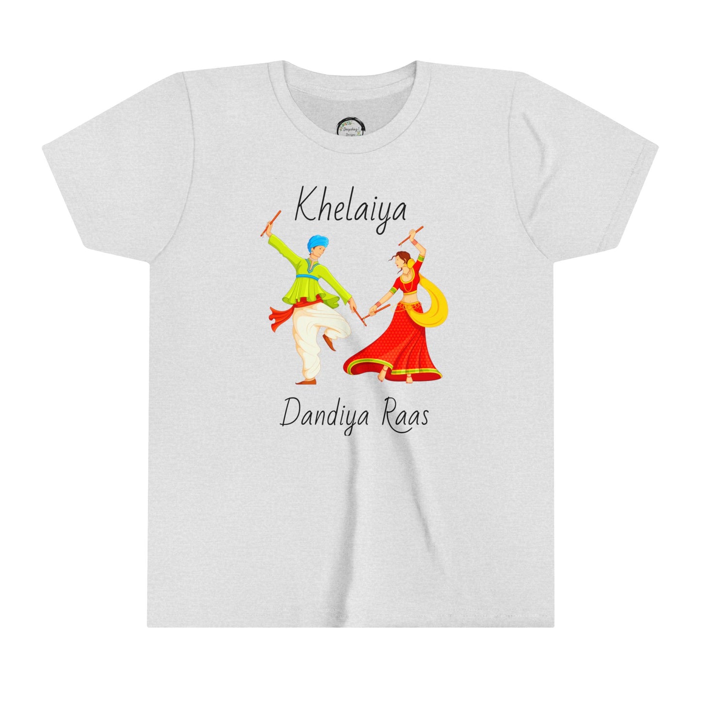 Youth T-Shirt - Khelaiya Dandiya Raas Navratri Nights Special Kids Fun