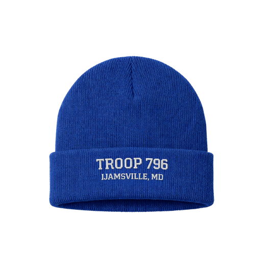 Class B (Troop 796) Knit Cap Beanie Class B - Royal Blue