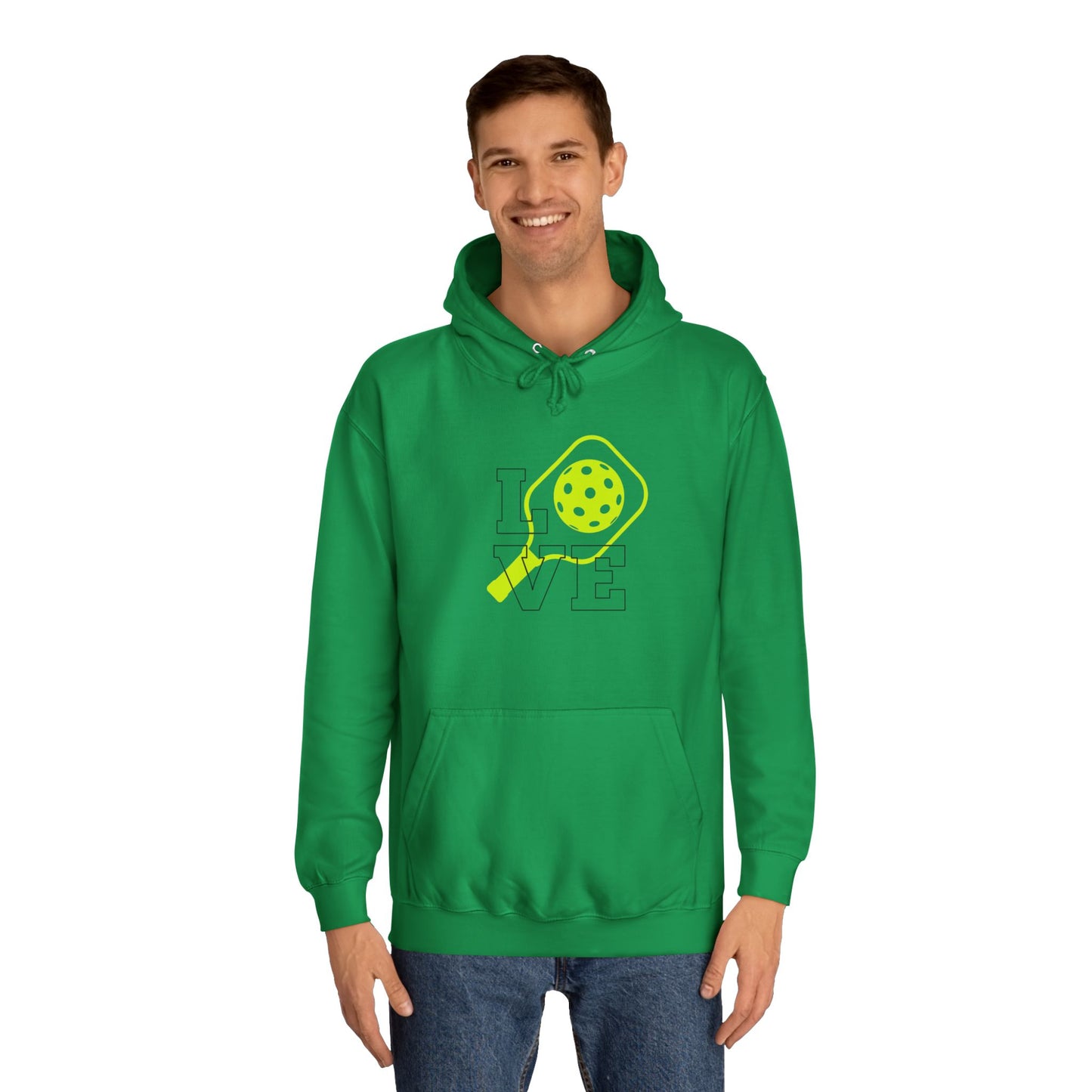 Pickle Ball College Hoodie - Evergreen Sport Lover's Apparel