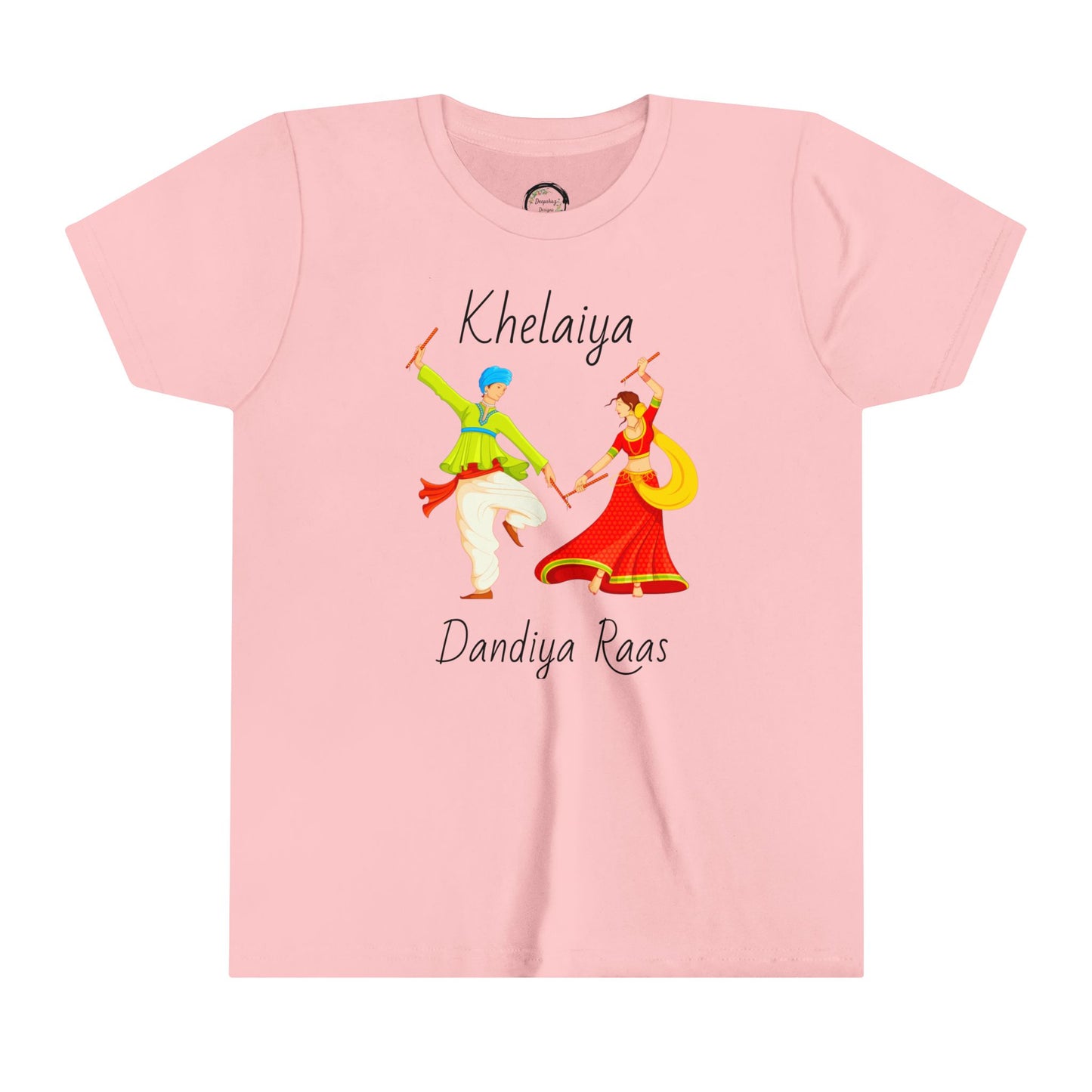 Youth T-Shirt - Khelaiya Dandiya Raas Navratri Nights Special Kids Fun