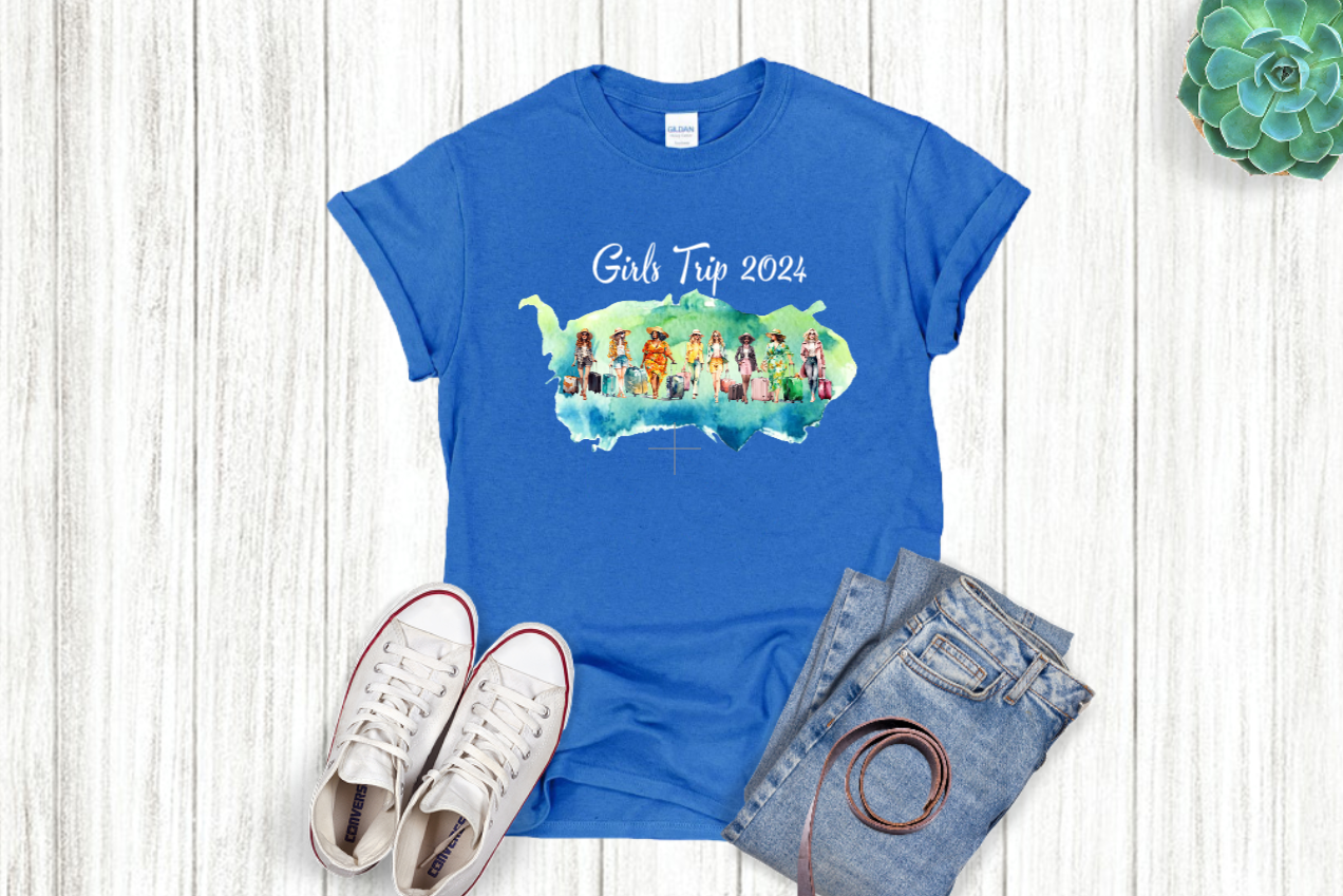 Girls Trip T-shirt - girls/ women - can be customized with/ without year