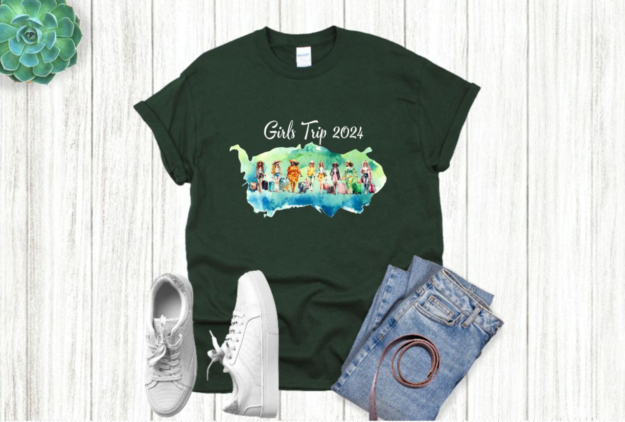 Girls Trip T-shirt - girls/ women - can be customized with/ without year