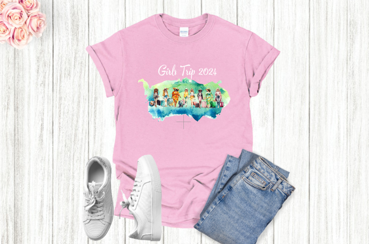 Girls Trip T-shirt - girls/ women - can be customized with/ without year