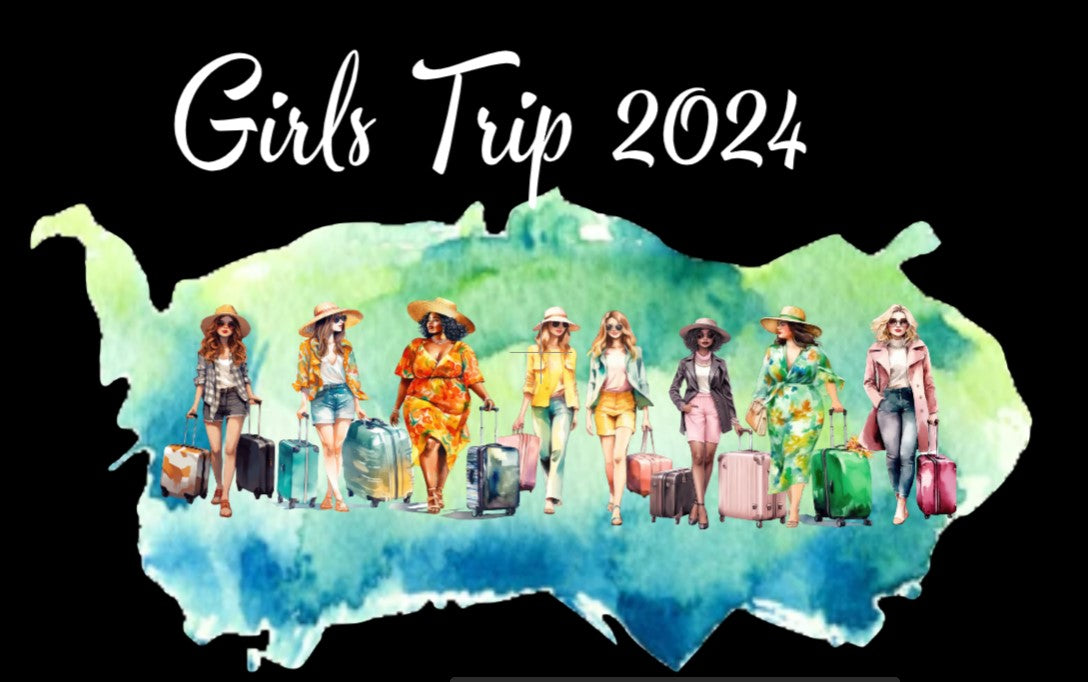 Girls Trip T-shirt - girls/ women - can be customized with/ without year