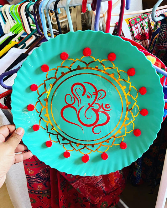 Ganesha Plate - Hanging Decoration - Decor