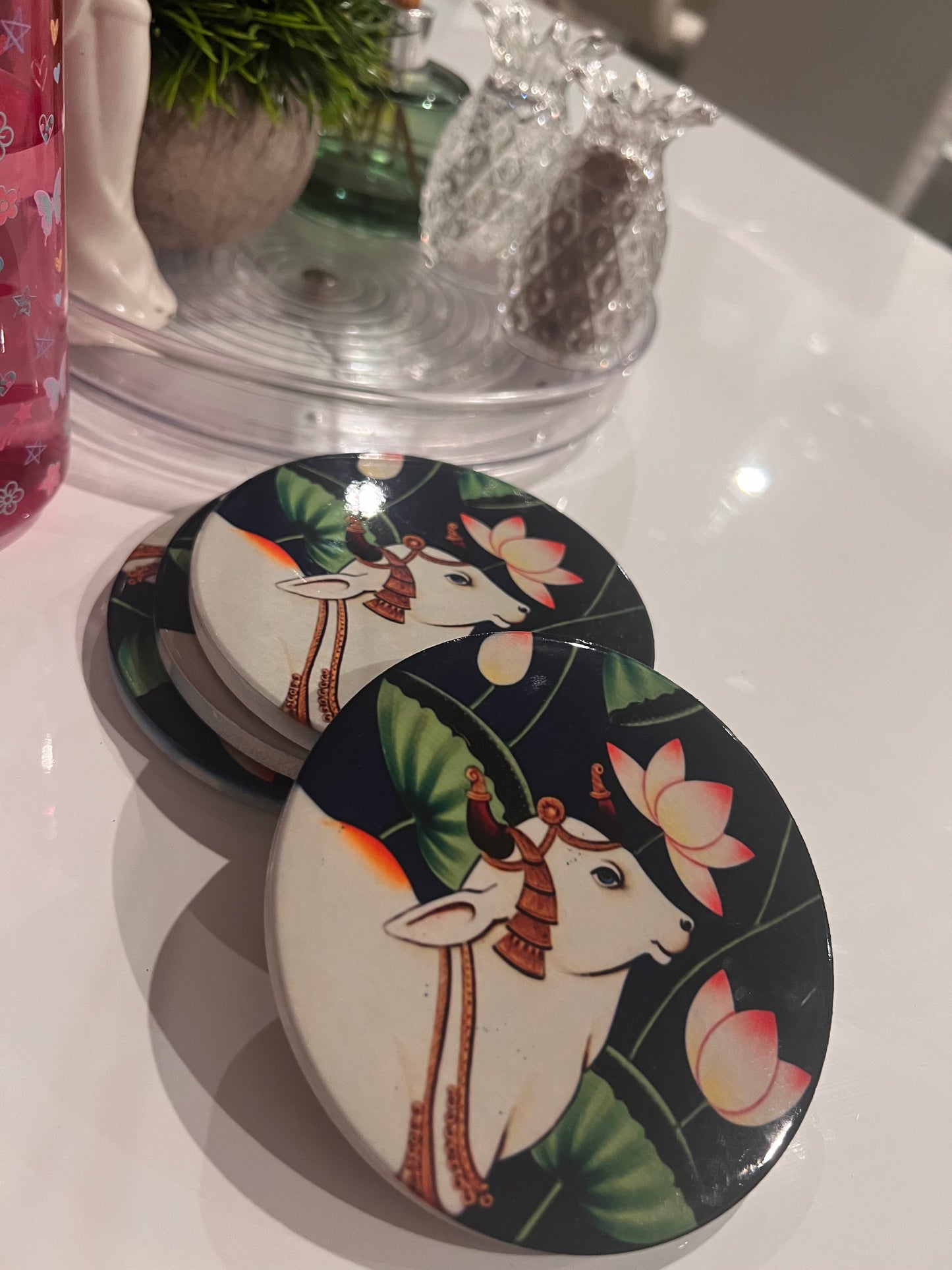 Coasters - Pichwai painting / Indian Design