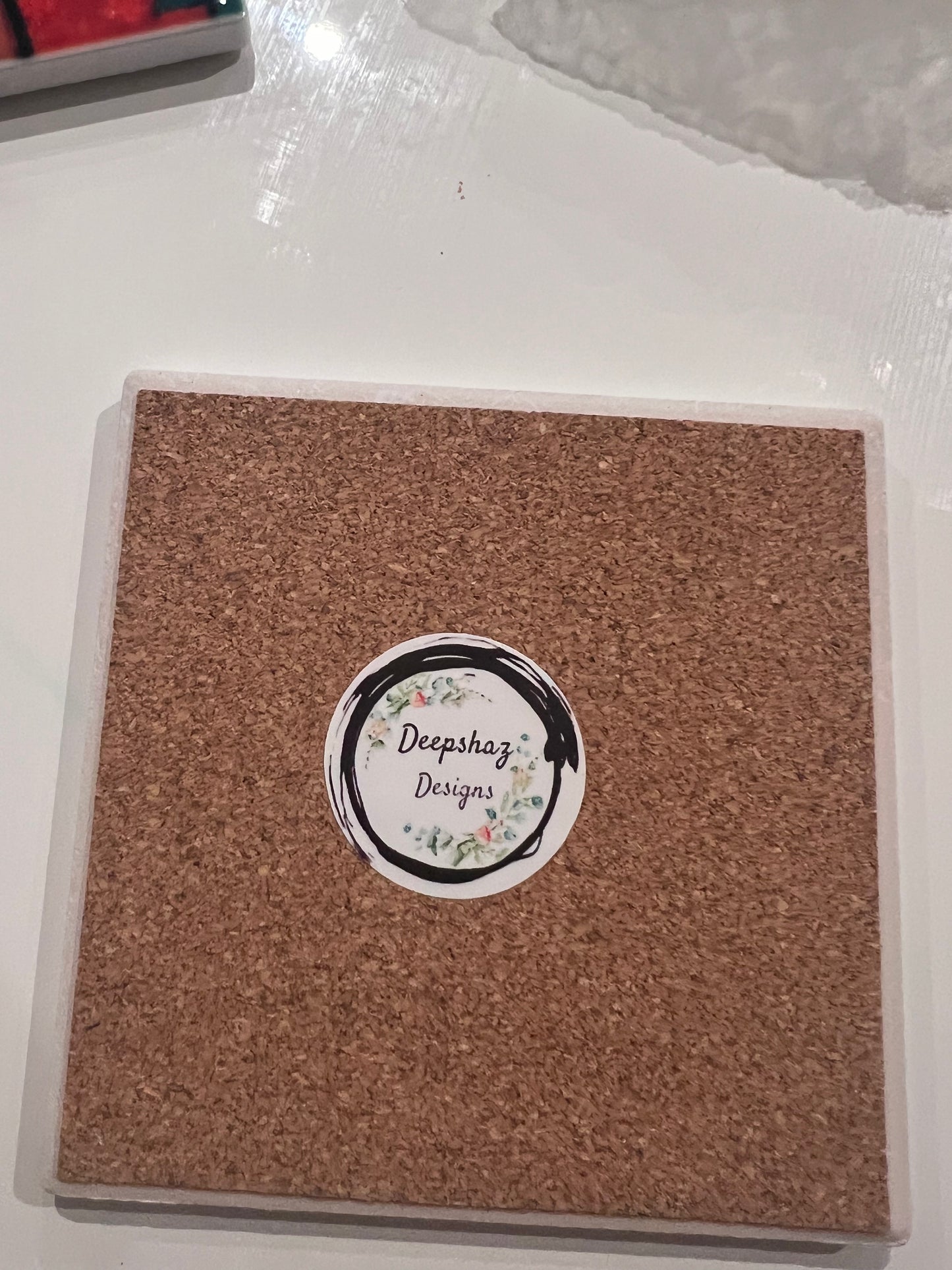 Coasters - Samosa - Funny Quotes Indian Design - Chai - Square