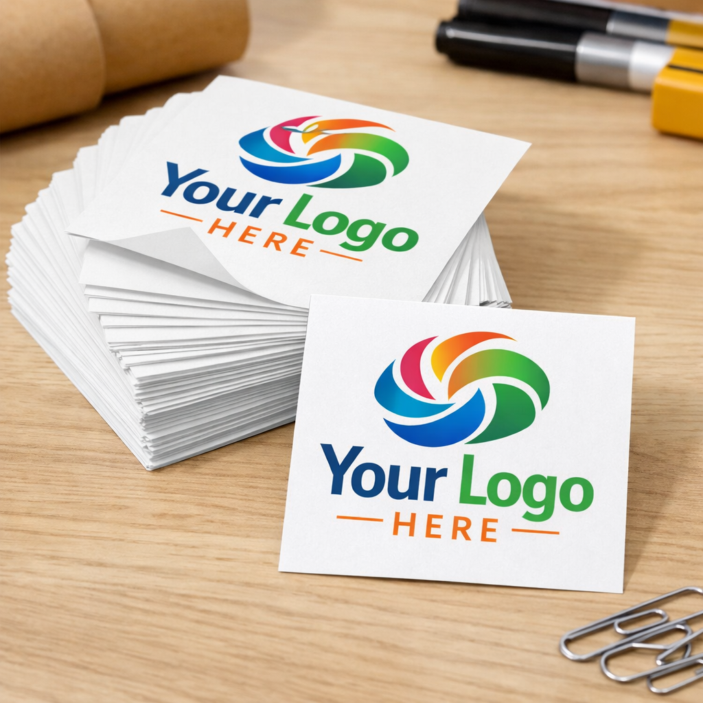 Custom Logo Paper Stickers | Personalized Business Branding Labels | Small Business Packaging Stickers