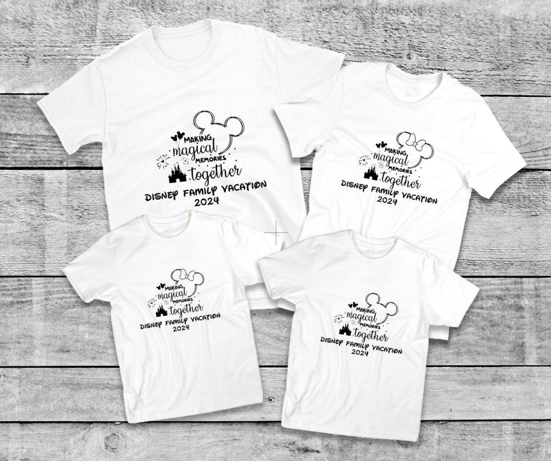 Magical Memories Unite with Disney-Themed T-Shirts for Cherished Bonding