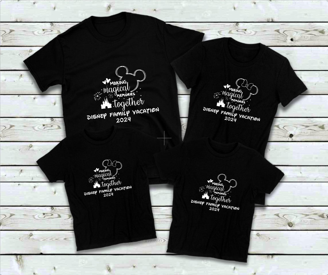 Magical Memories Unite with Disney-Themed T-Shirts for Cherished Bonding
