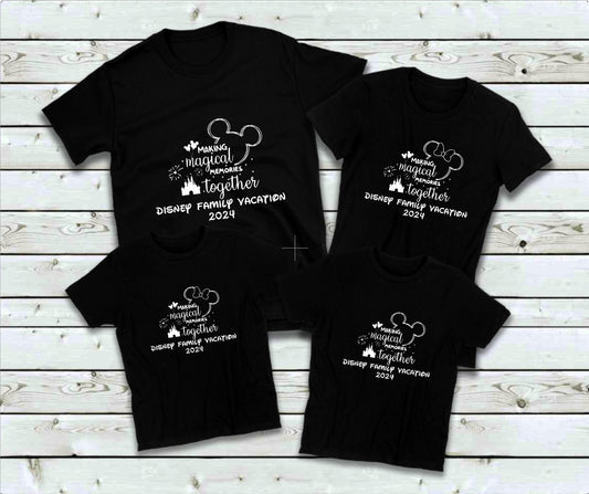 Magical Memories Unite with Disney-Themed T-Shirts for Cherished Bonding