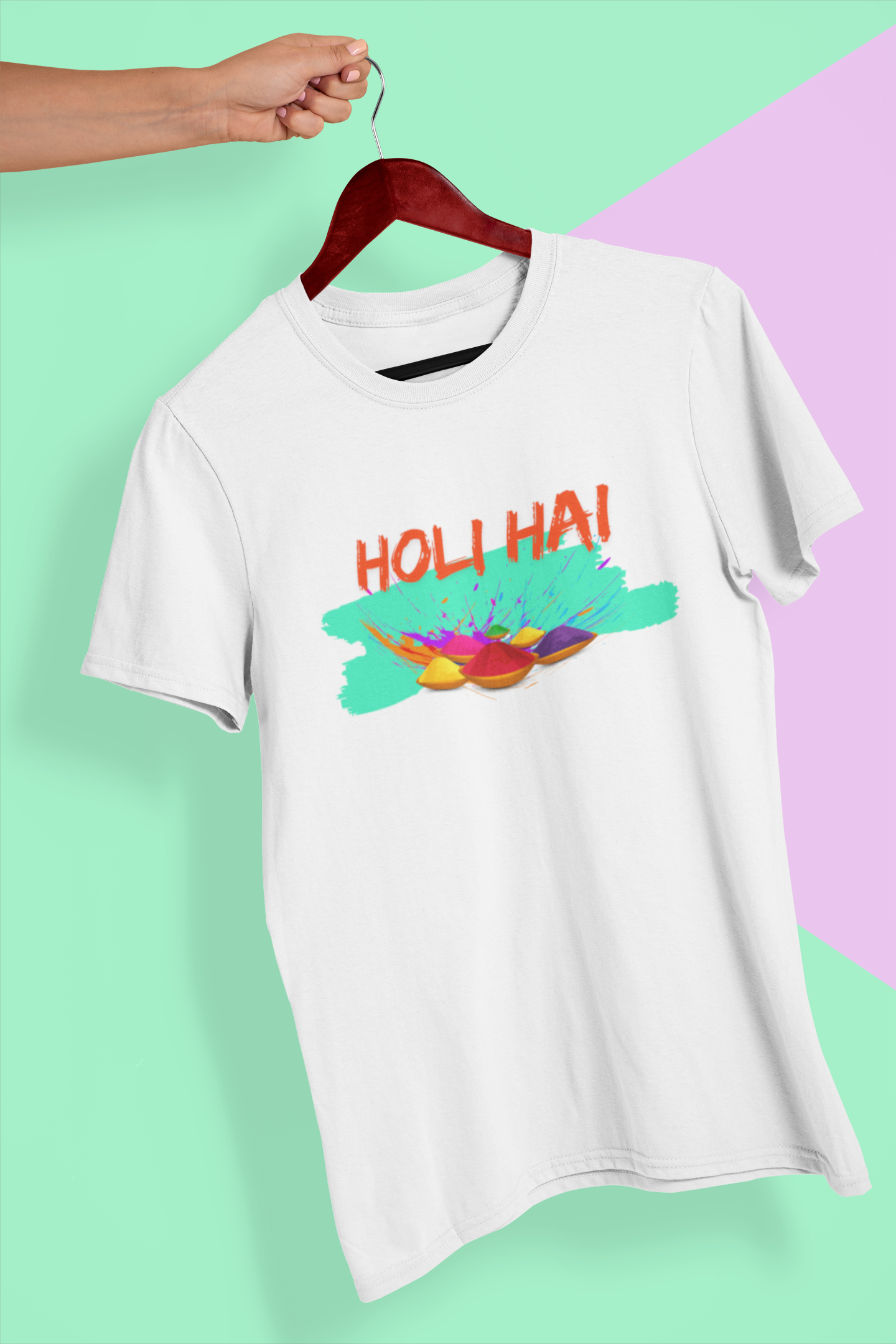 Holi Hai- Little Color- Dri-fit performance Holi Apparel for Kids Vibrant Celebrations