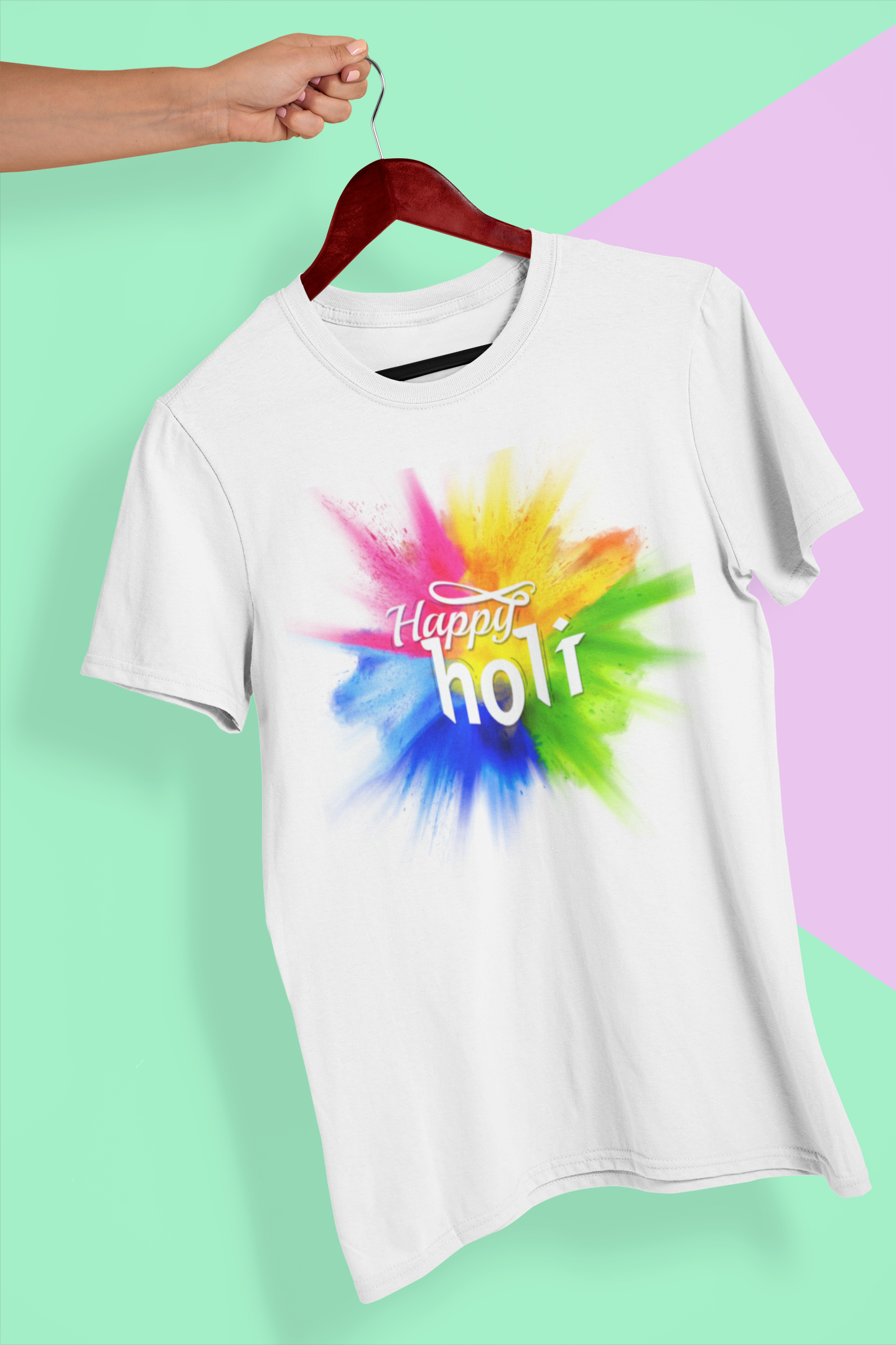 Happy Holi-- Color Splash Collection- Dri-fit Performance  Holi Apparel for Vibrant Celebrations