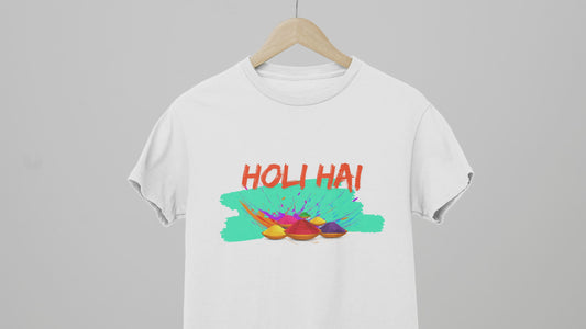 Holi Hai- Little Color- Dri-fit performance Holi Apparel for Kids Vibrant Celebrations